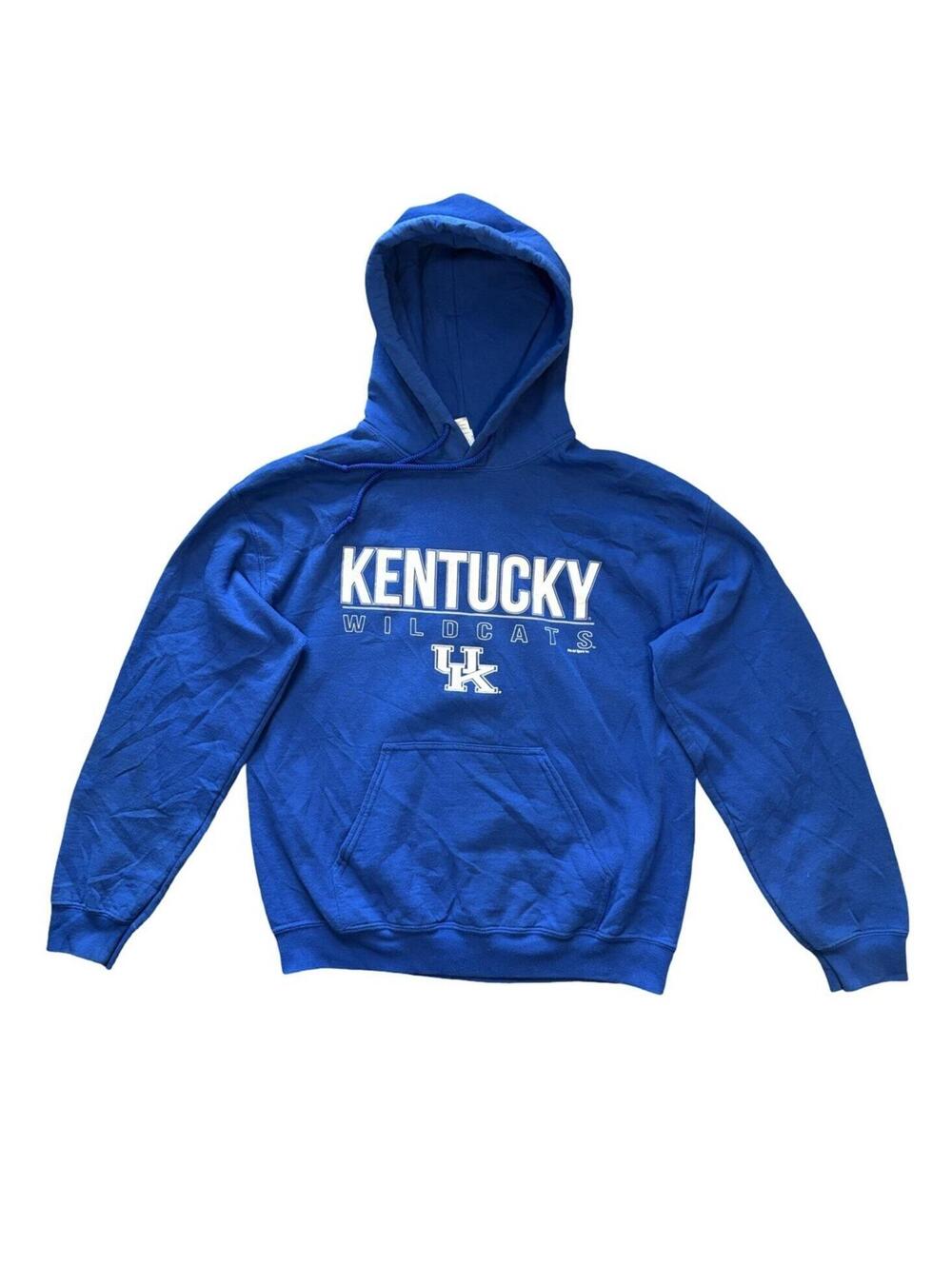 Kentucky Wildcats Gildan Heavy Blend Blue Hoodie Pullover Size Medium College